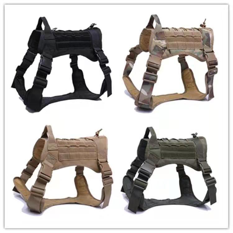 Military Tactical Dog Harness Service Working Pet Dog
