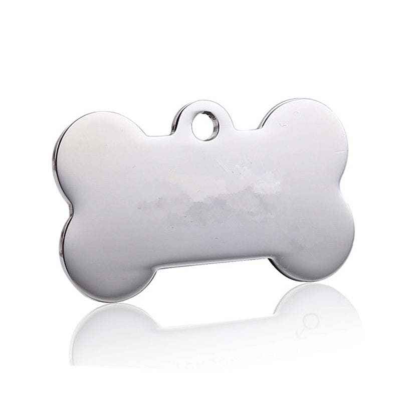 Free engraving Pet Dog cat collar accessories Decoration Pet ID Dog Tags Collars stainless steel cat tag customized tag