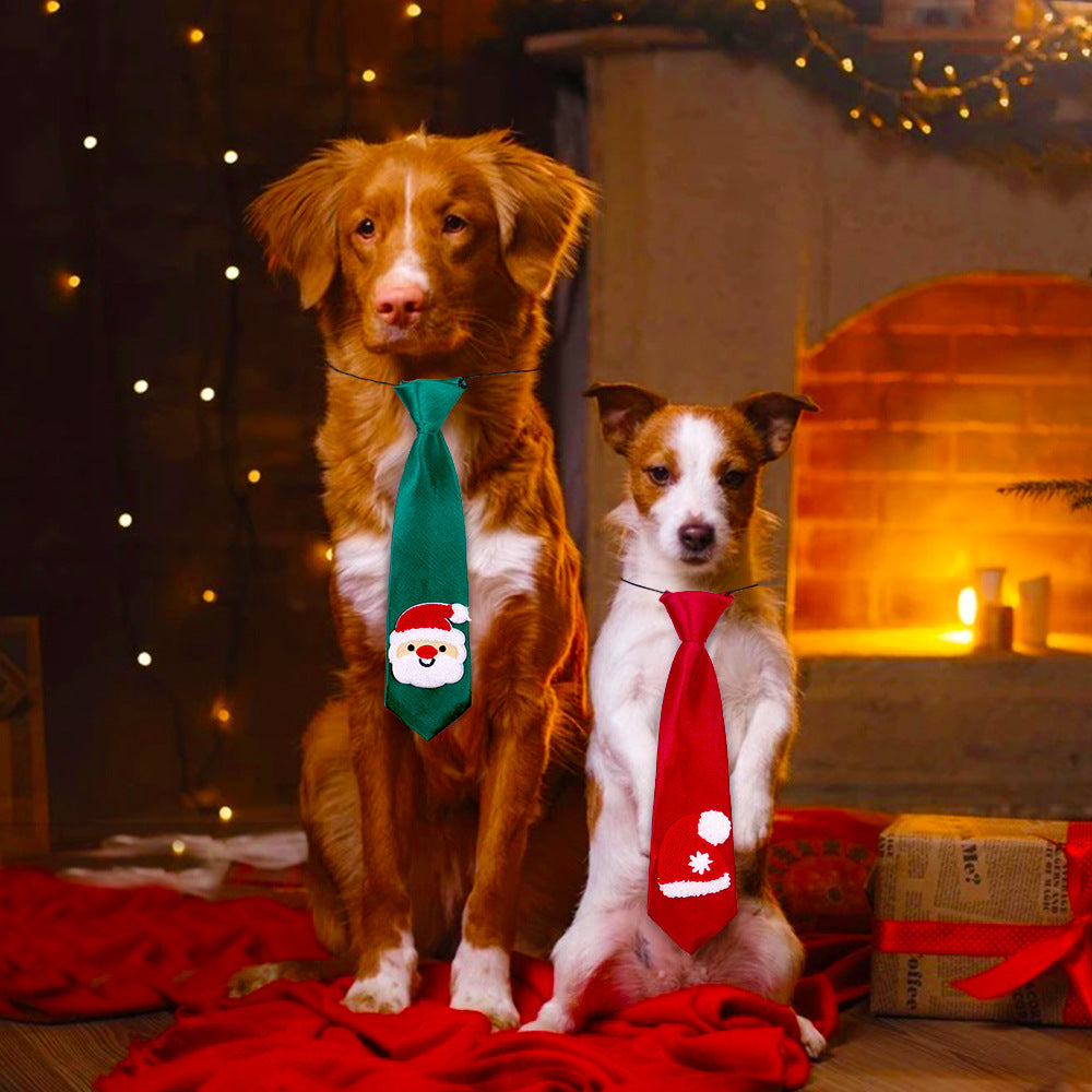 Pet Decorative Tie Dog Solid Color Accessories